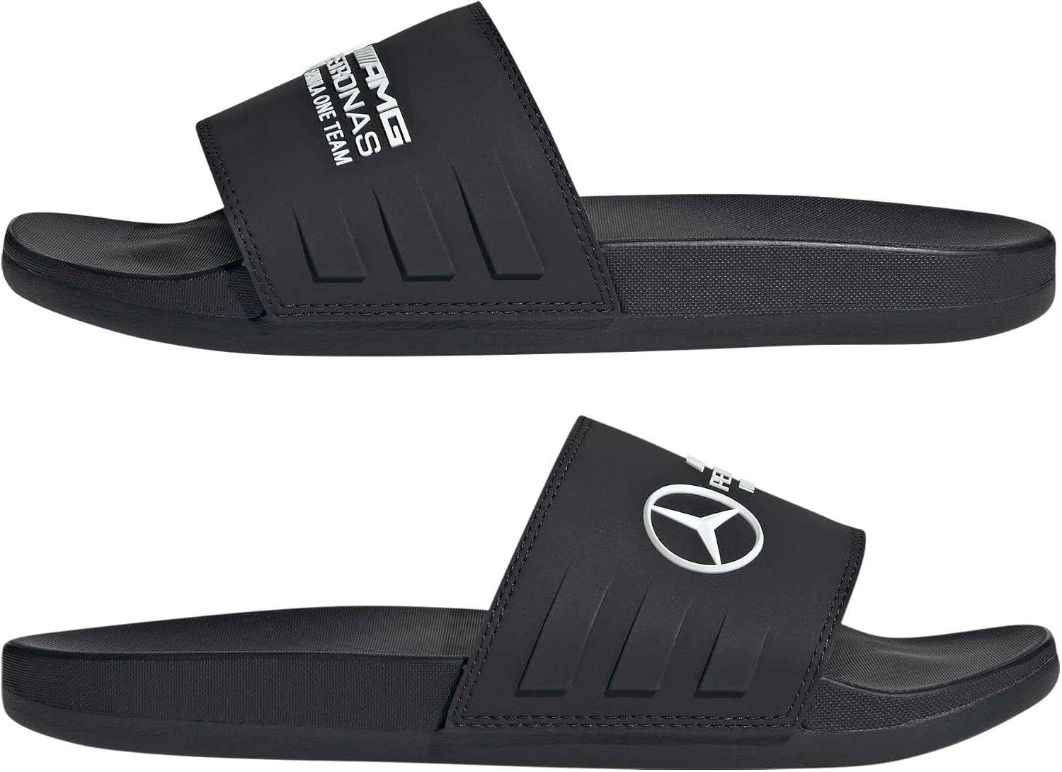 Detalle de Adidas Ciabatte Mercedes - AMG Petronas F1 adilette Comfort: stile e comfort per la casa