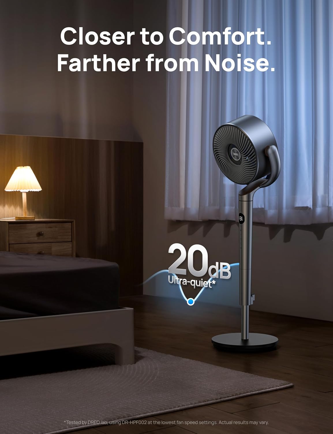 Detalle 2 de Dreo Bedroom Fan 8 Speeds ⚙
