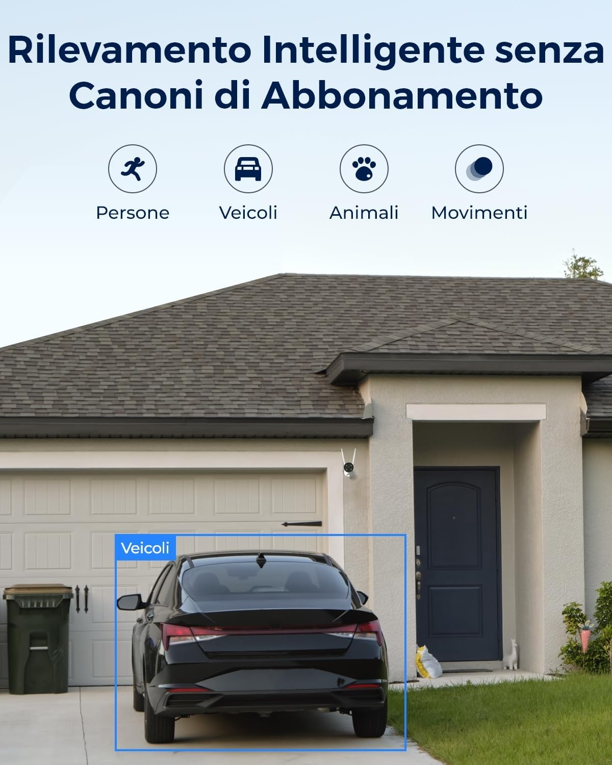 Thumbnail 5 de Reolink ColorX CX410W, telecamera Wi‑Fi 2K con visione notturna True Color, audio bidirezionale