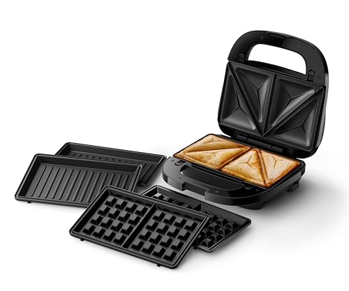 Imagen de PHILIPS 5000 Sandwichera Grill 3 en 1 (750 W) con placas antiadherentes en OfertitasTOP