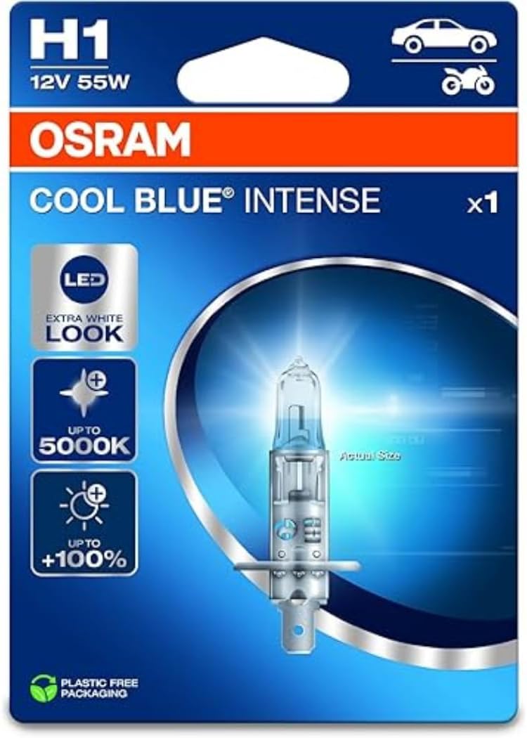 Thumbnail 5 de OSRAM COOL BLUE INTENSE HB4 bulbs – 2-pack, +100% brightness, up to 5,000K, LED-look halogen headlights