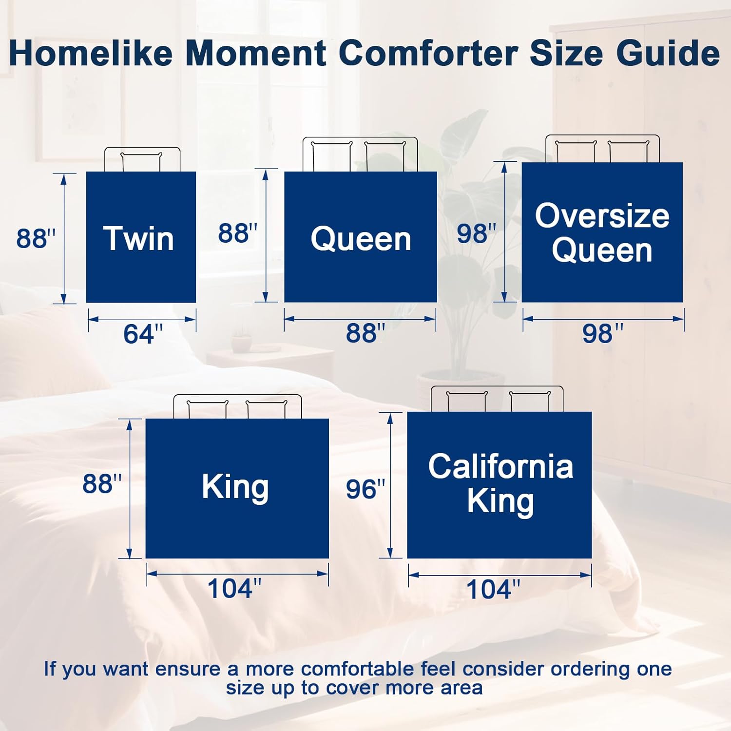 Thumbnail 5 de Homelike Moment Queen Comforter