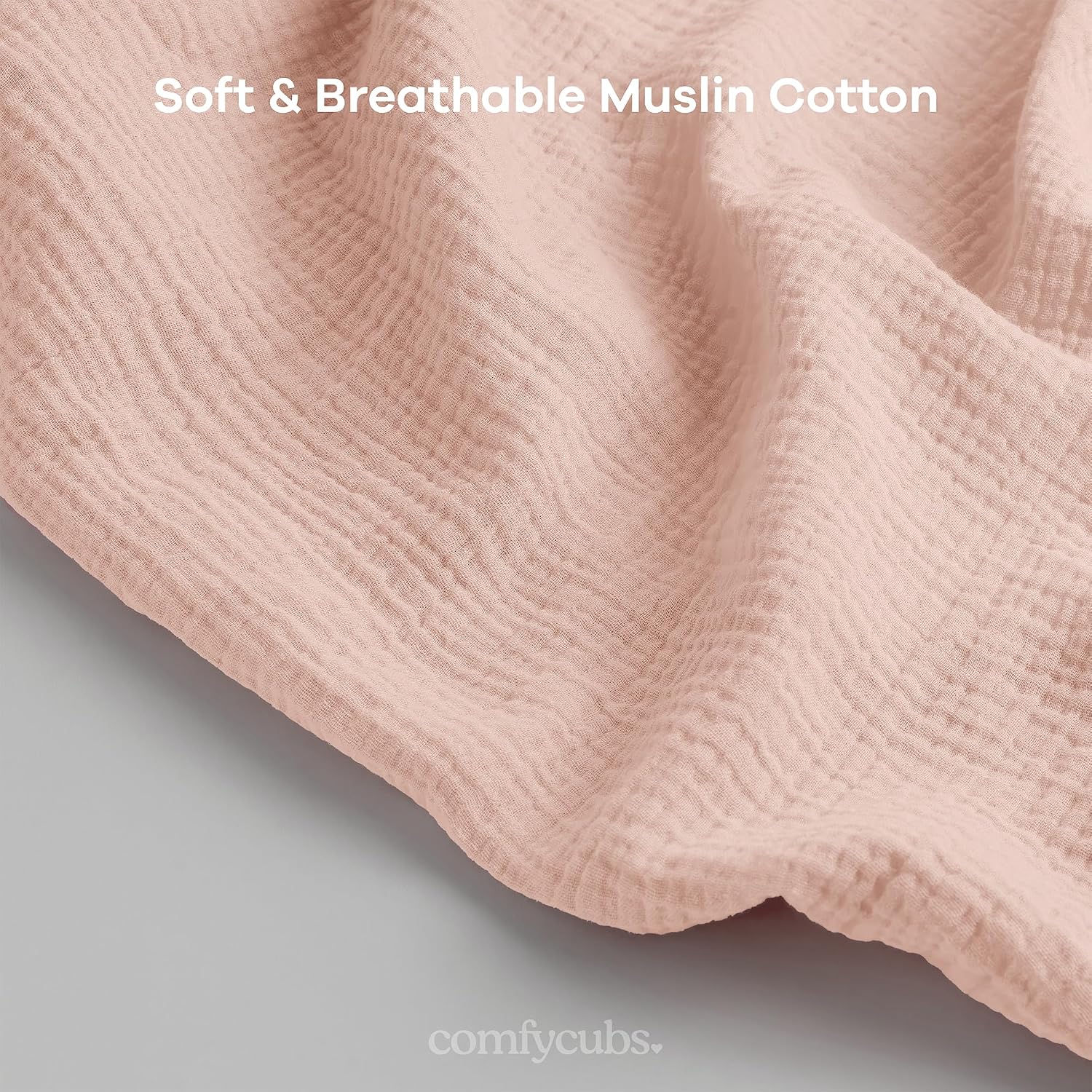 Thumbnail 3 de Comfy Cubs Muslin Nursing Cover, 2-Pack, 100% Cotton, Adjustable Neck Strap