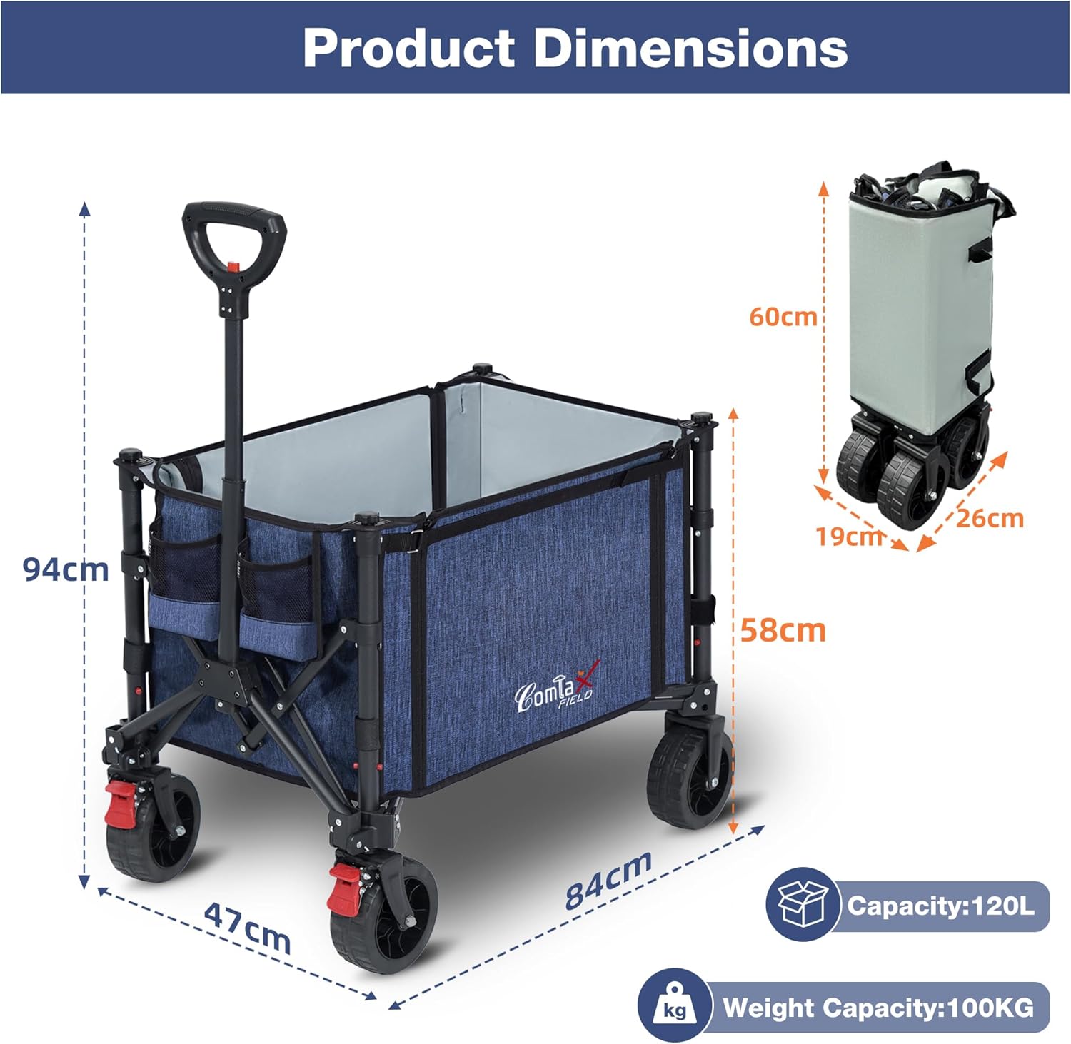 Thumbnail 1 de COMLAX Festival trolley 120L cart
