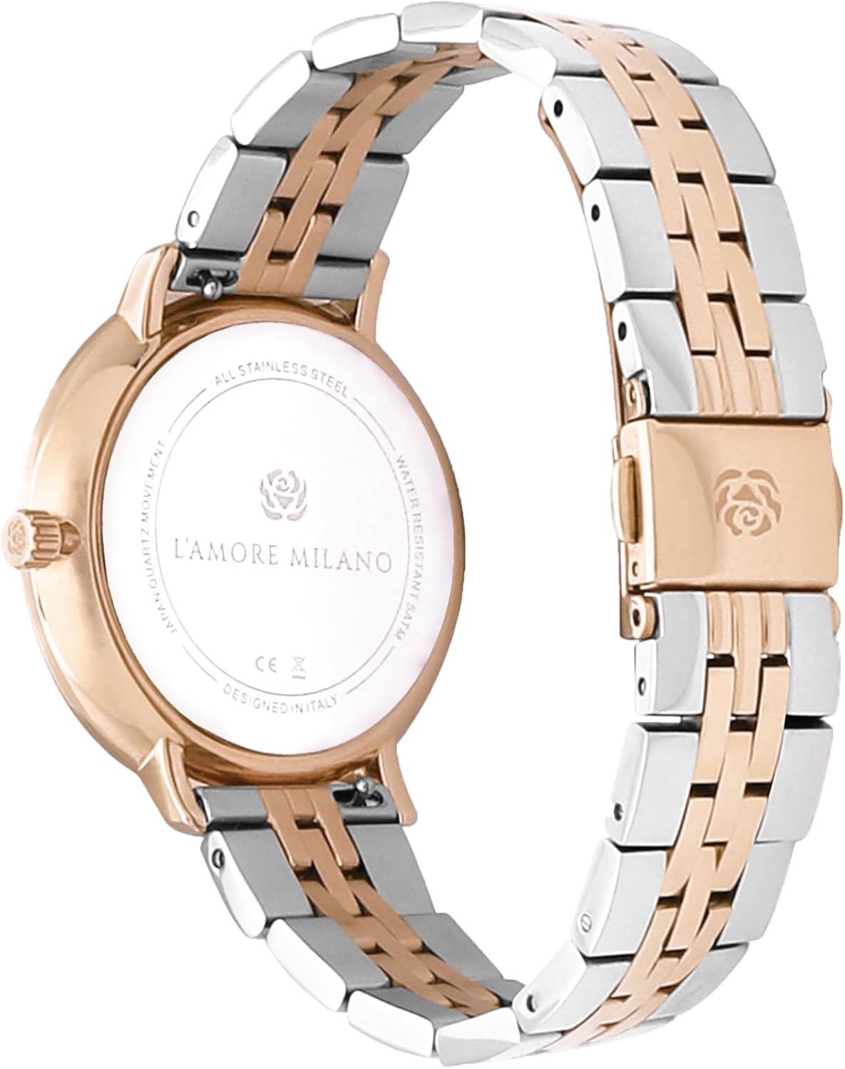 Thumbnail 2 de L'AMORE MILANO Orologio da donna in scatola rose – 36 mm, impermeabile 5 ATM, confezione regalo