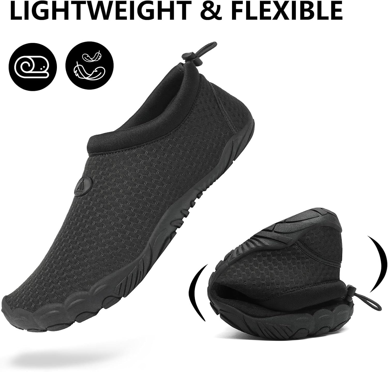 Thumbnail 5 de Mishansha Women’s/Men’s Water Swim Shoes with Wide Toe Box — Barefoot Feel, Quick Adjustment, Non-Slip Rubber Soles