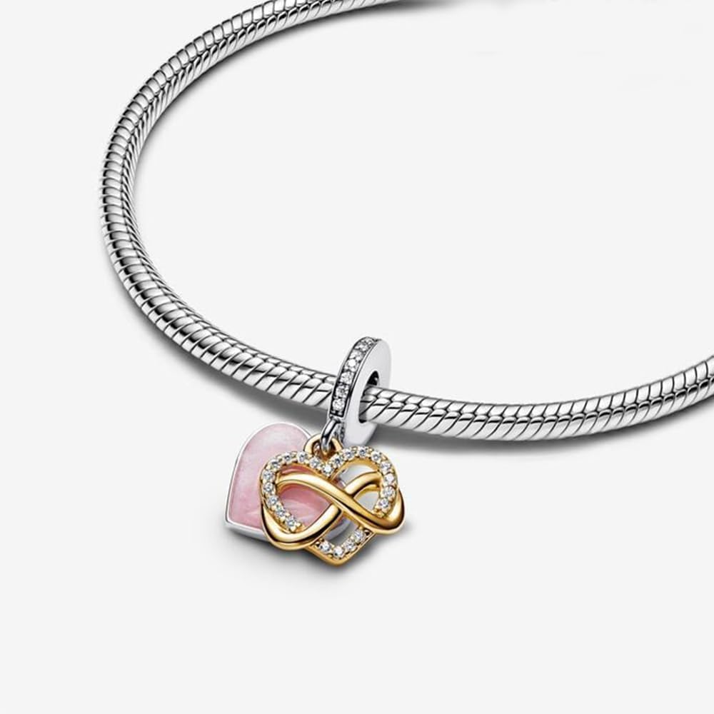 Detalle 2 de Hevdlt Charm-Anhänger 925 Silber Herz
