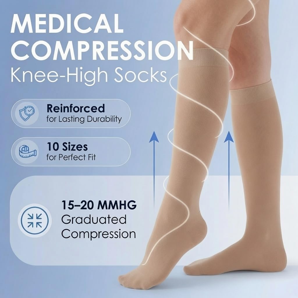 Detalle 2 de ABSOLUTE SUPPORT A101 Sheer Women's Compression Socks, 15-20 mmHg