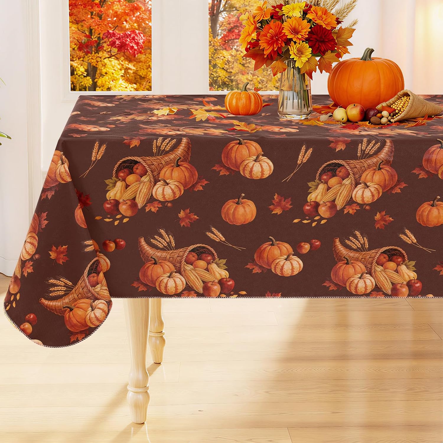 Detalle de Smiry Vinyl Tablecloth 60" x 84