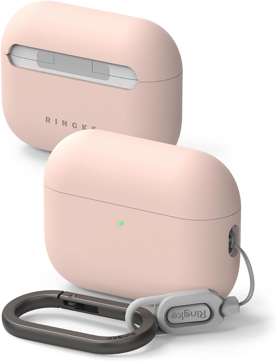 Detalle de Ringke Silicone Case for AirPods Pro 3 with Carabiner – Pink Sand