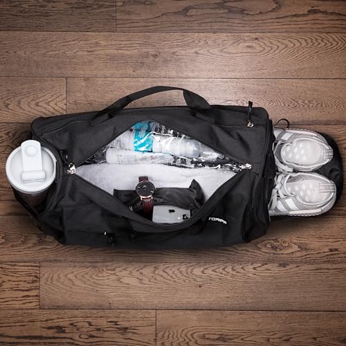 Detalle de Fitgriff sac de sport Medium 58 x 31 x 31 cm avec compartiments à chaussures et humide