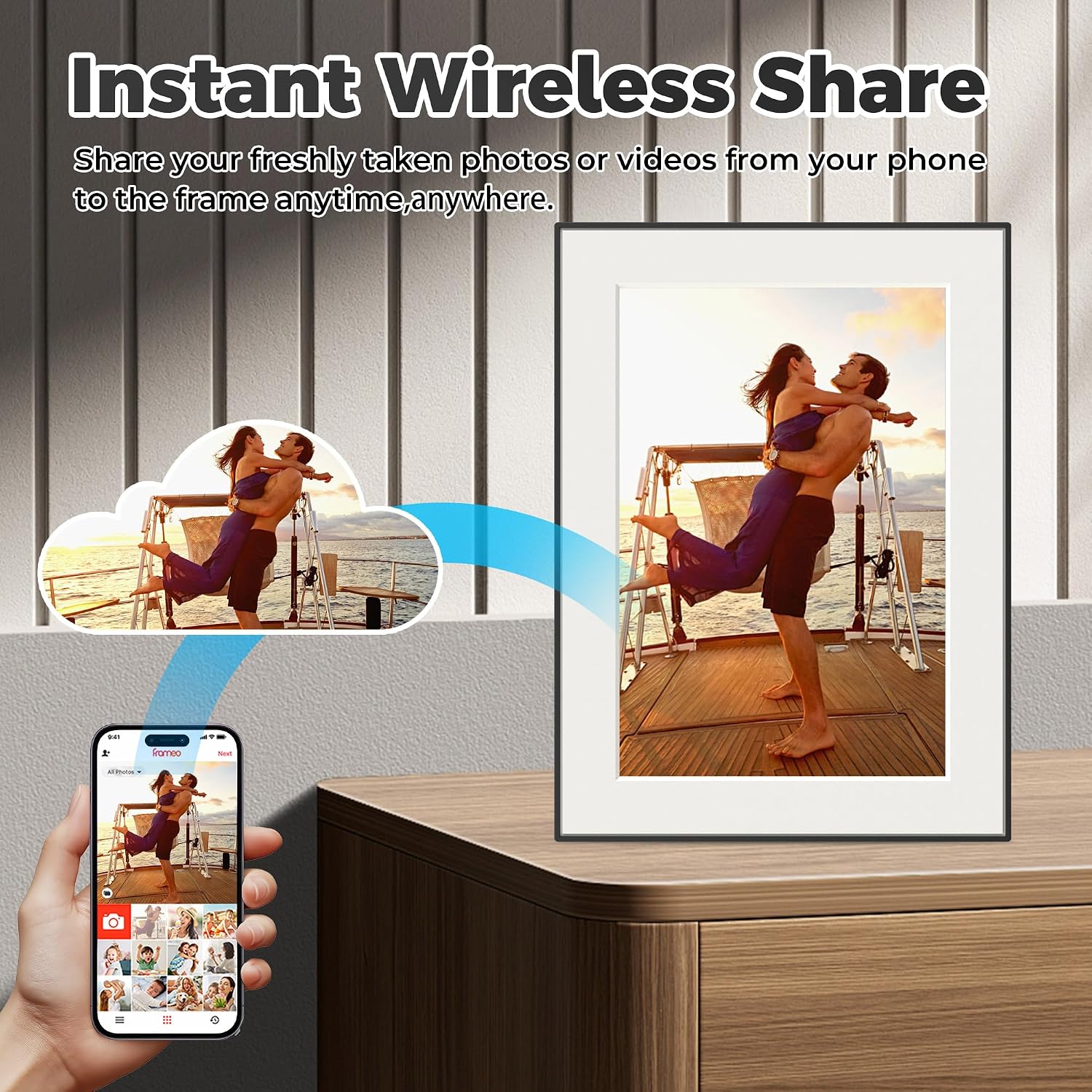 Detalle de CECGAN Frameo 32GB digital photo frame