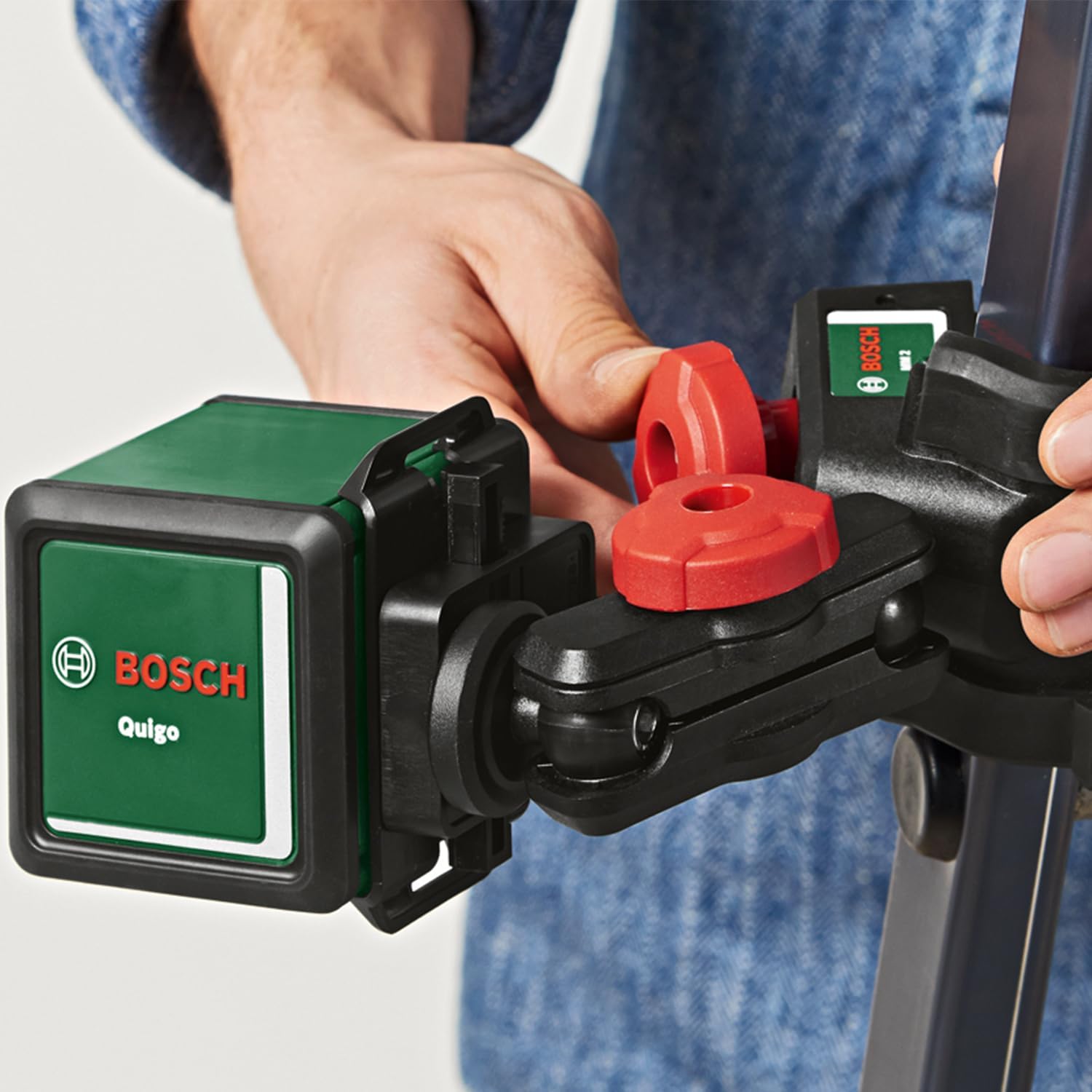 Thumbnail 3 de Bosch Quigo livella laser a croce con morsetto snodabile MM 2 (allineamento preciso)