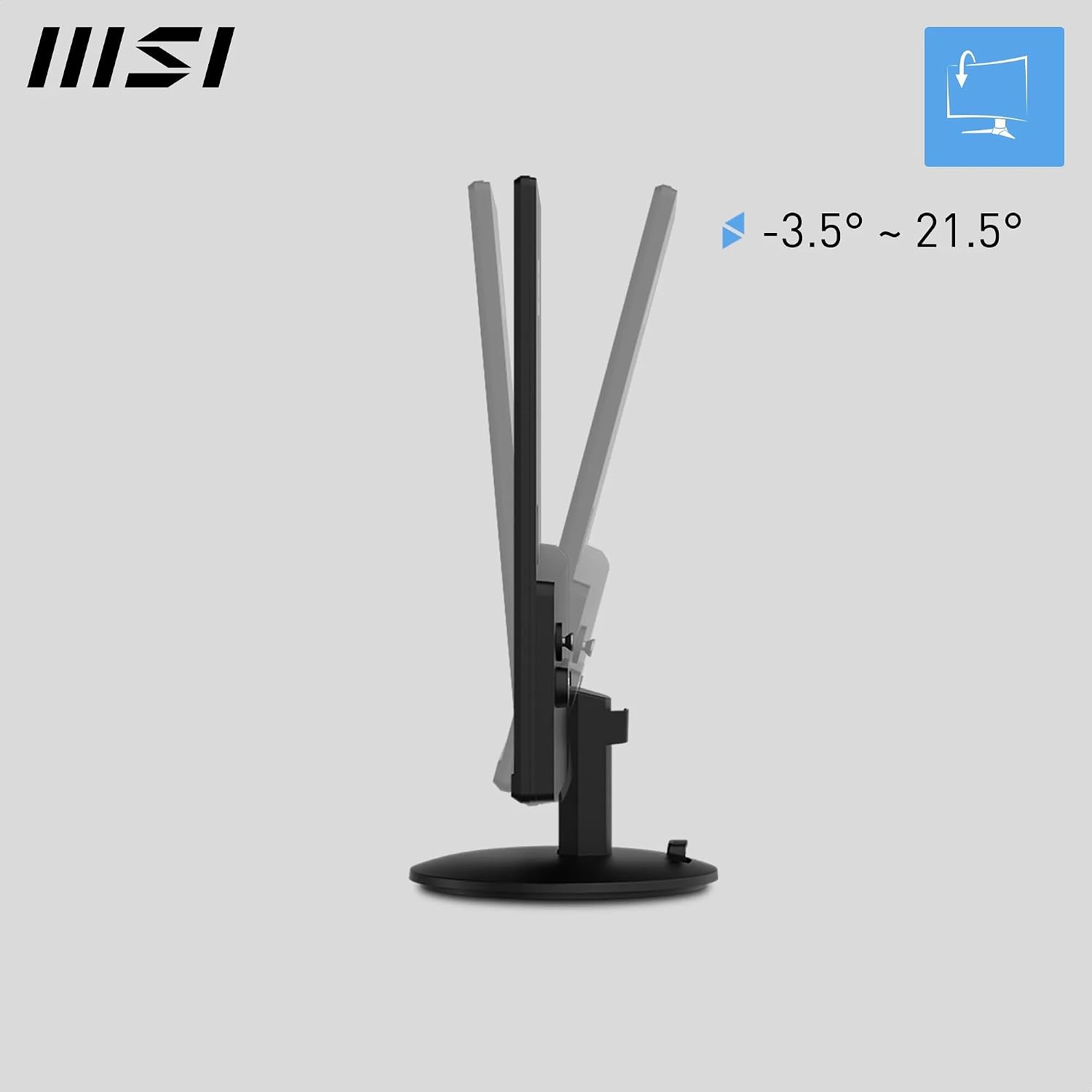 Detalle de MSI PRO MP242L 23.8-inch FHD office monitor 100 Hz