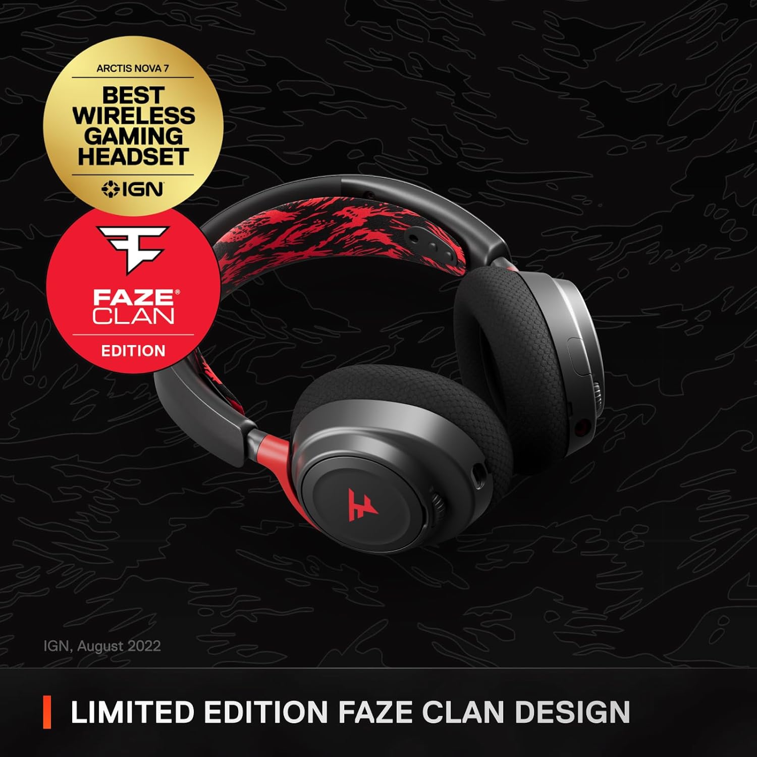 Thumbnail 1 de SteelSeries Arctis Nova 7 FaZe Clan Edition Wireless Gaming Headset (Dual 2.4GHz + Bluetooth)