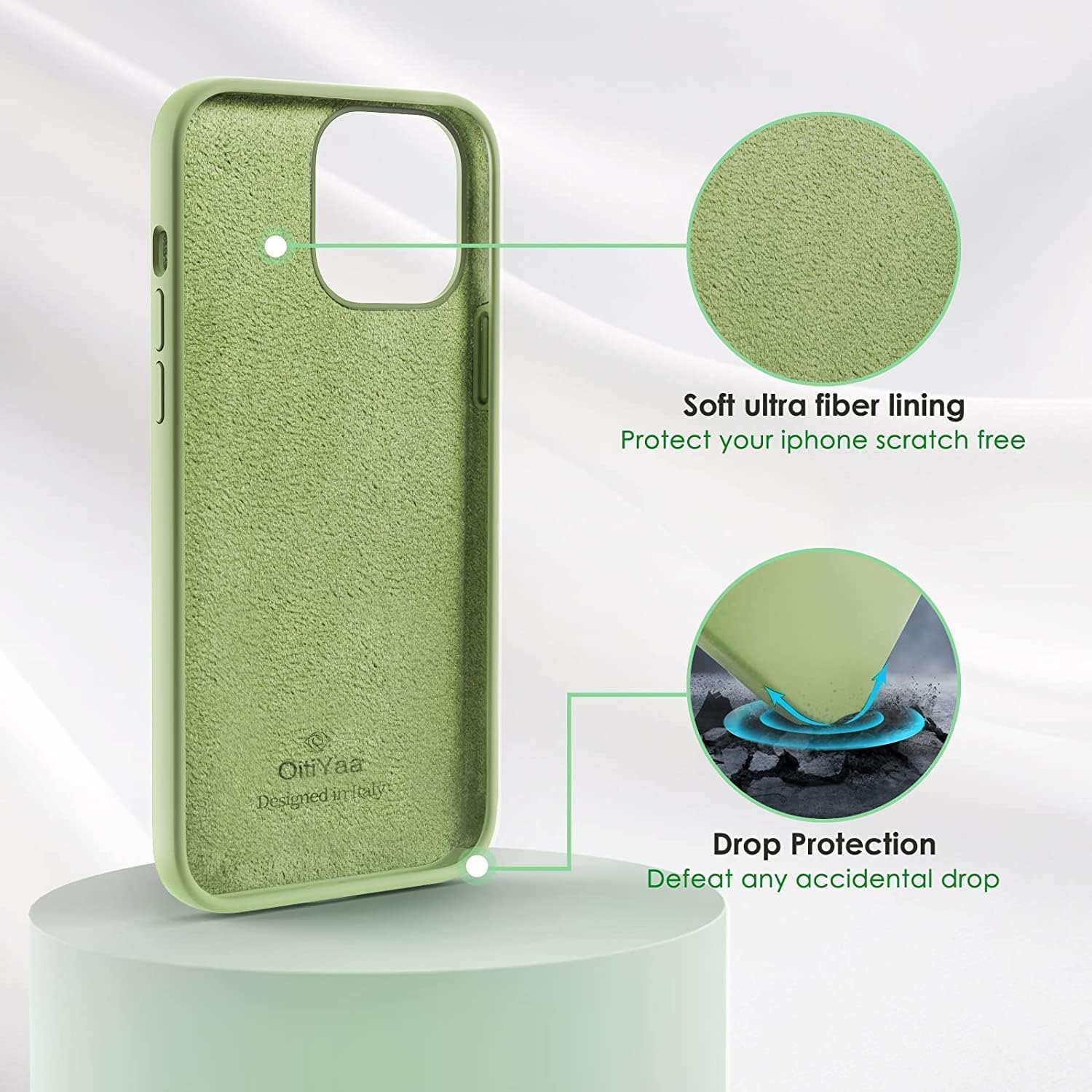 Detalle de OitiYaa Silicone Case for iPhone 11