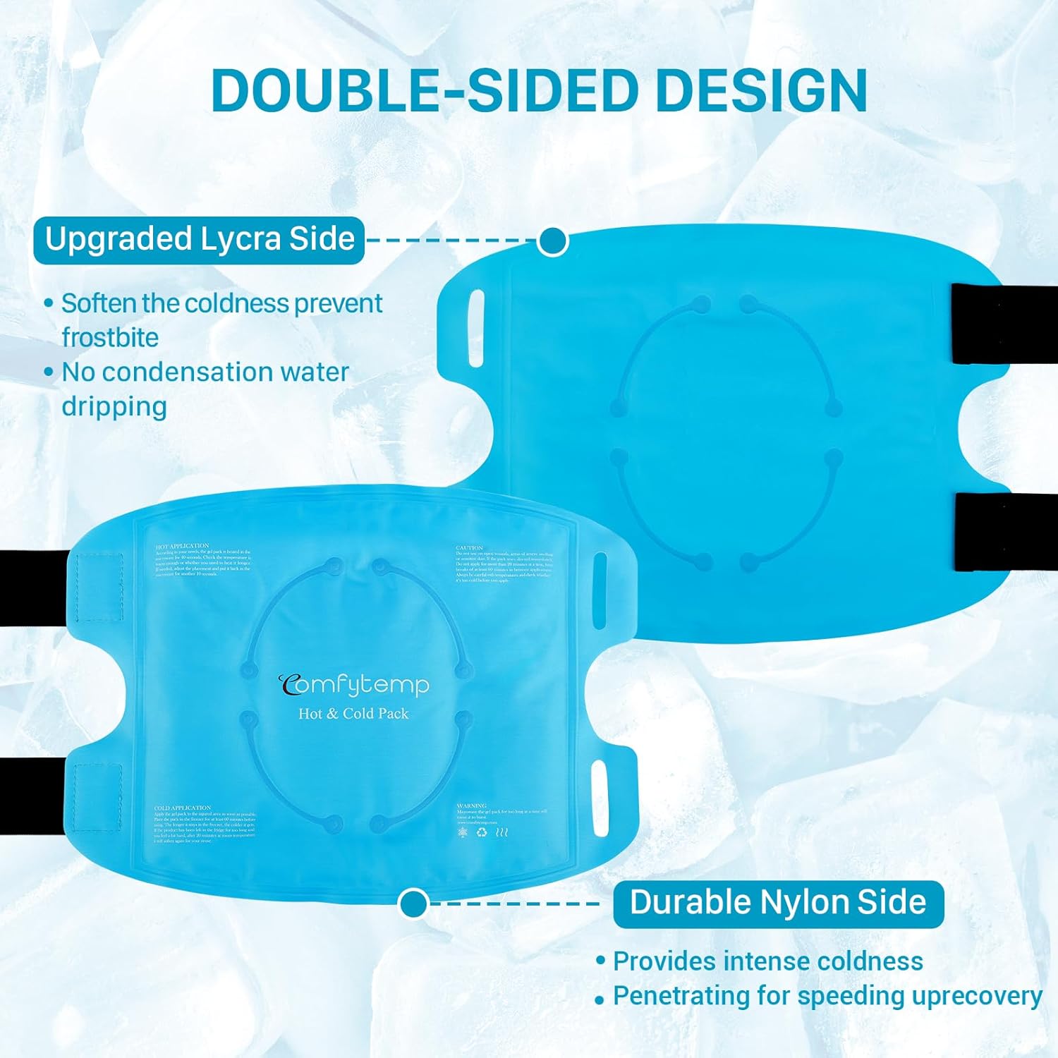 Thumbnail 1 de Comfytemp Knee Ice Pack Wrap 27x35cm