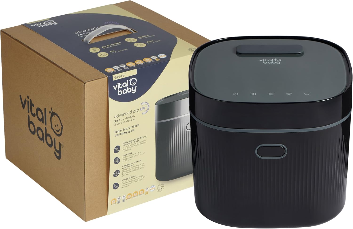 Detalle de Vital Baby UV Steriliser 22 min cycle