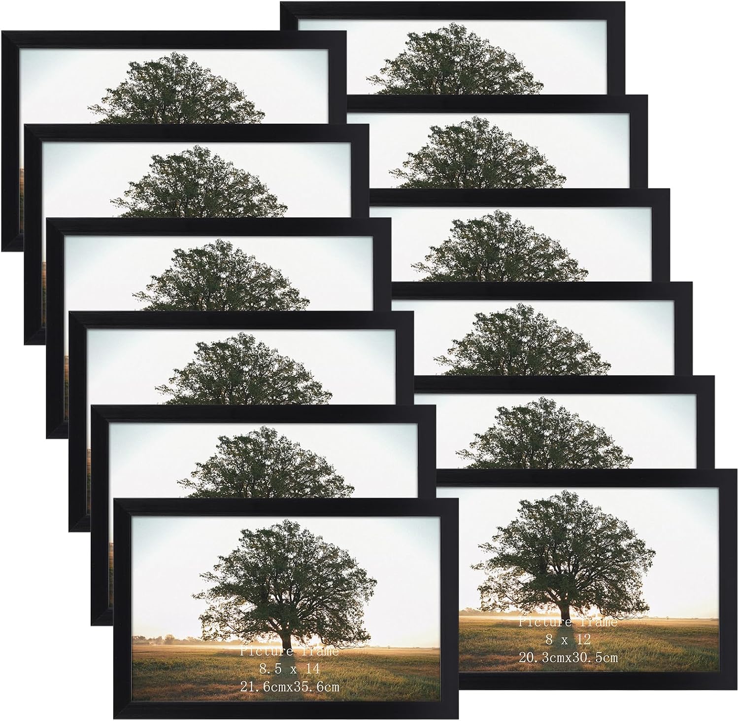Detalle de 8.5x14 picture frame set, 12 pack