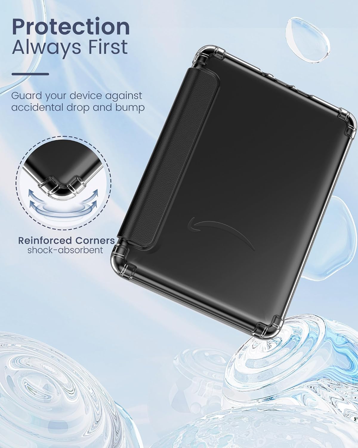 Thumbnail 2 de MoKo SA569P Kindle-hoes voor 7-inch Paperwhite met transparante TPU-achterkant