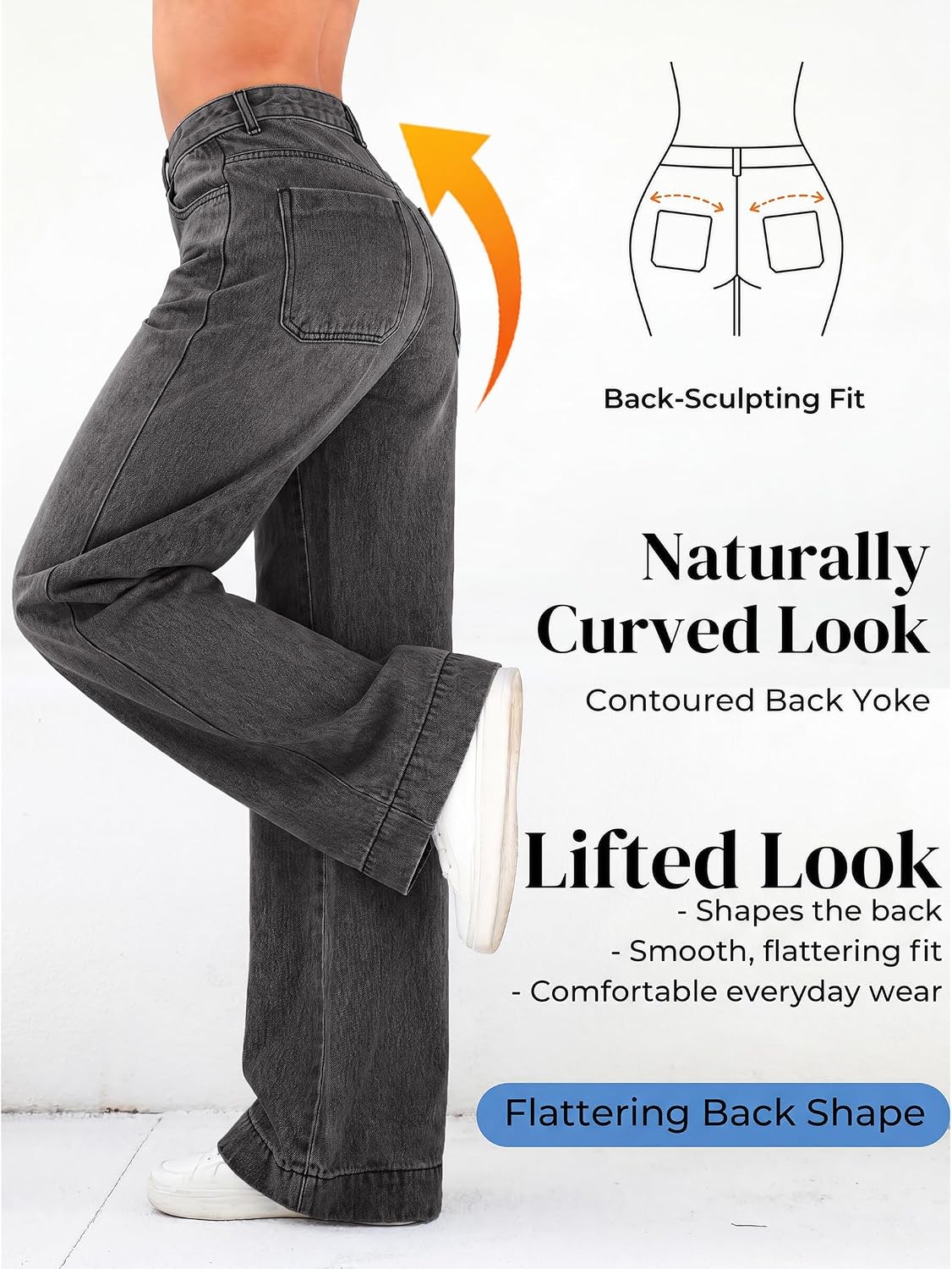 Thumbnail 4 de EMMIOL 2026 Wide Leg Jeans 2026