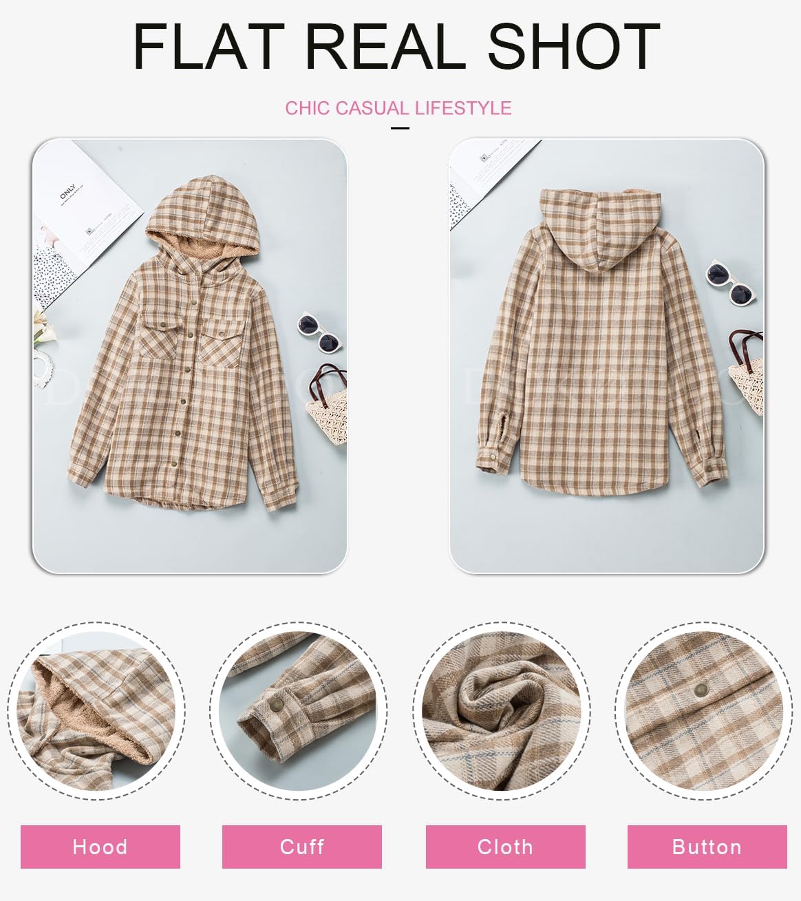 Thumbnail 5 de Dokotoo Plaid Shacket Jacket