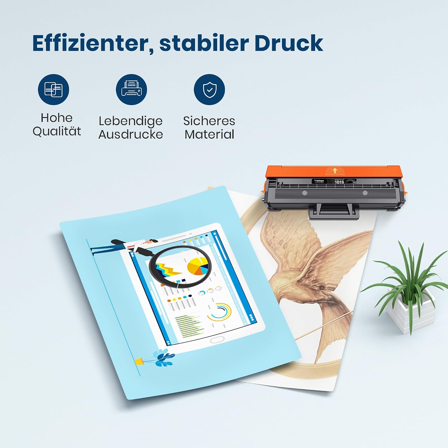 Detalle 1 de MLT-D101S (D101S) kompatibler Schwarz-Toner für Samsung ML-216x/SCX-340x/SF760 – 1x Schwarz