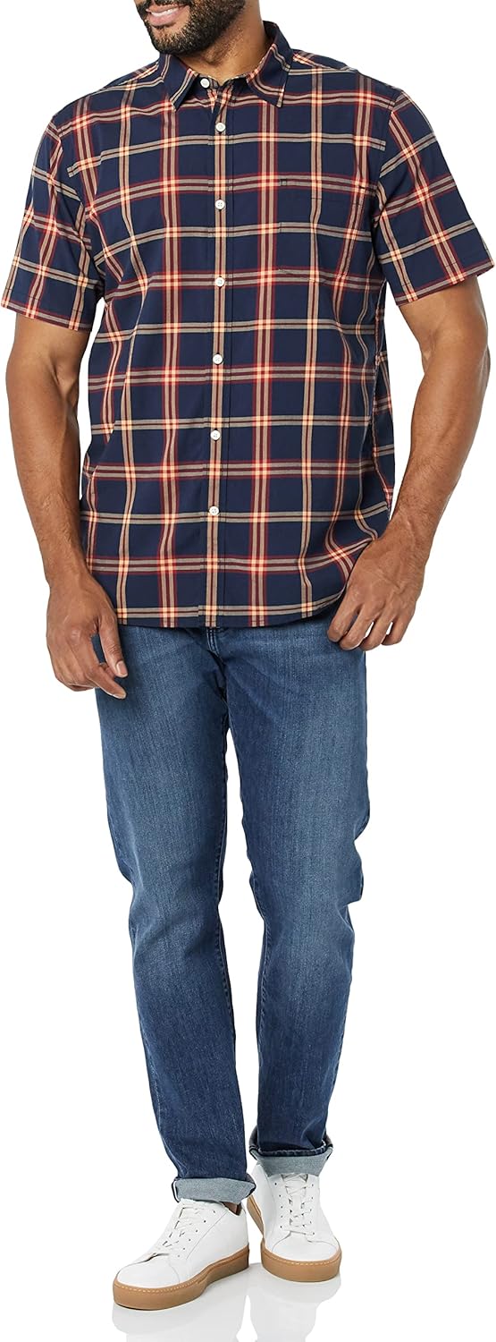 Thumbnail 2 de Amazon Essentials Men’s Slim-Fit Short-Sleeve Poplin Shirt