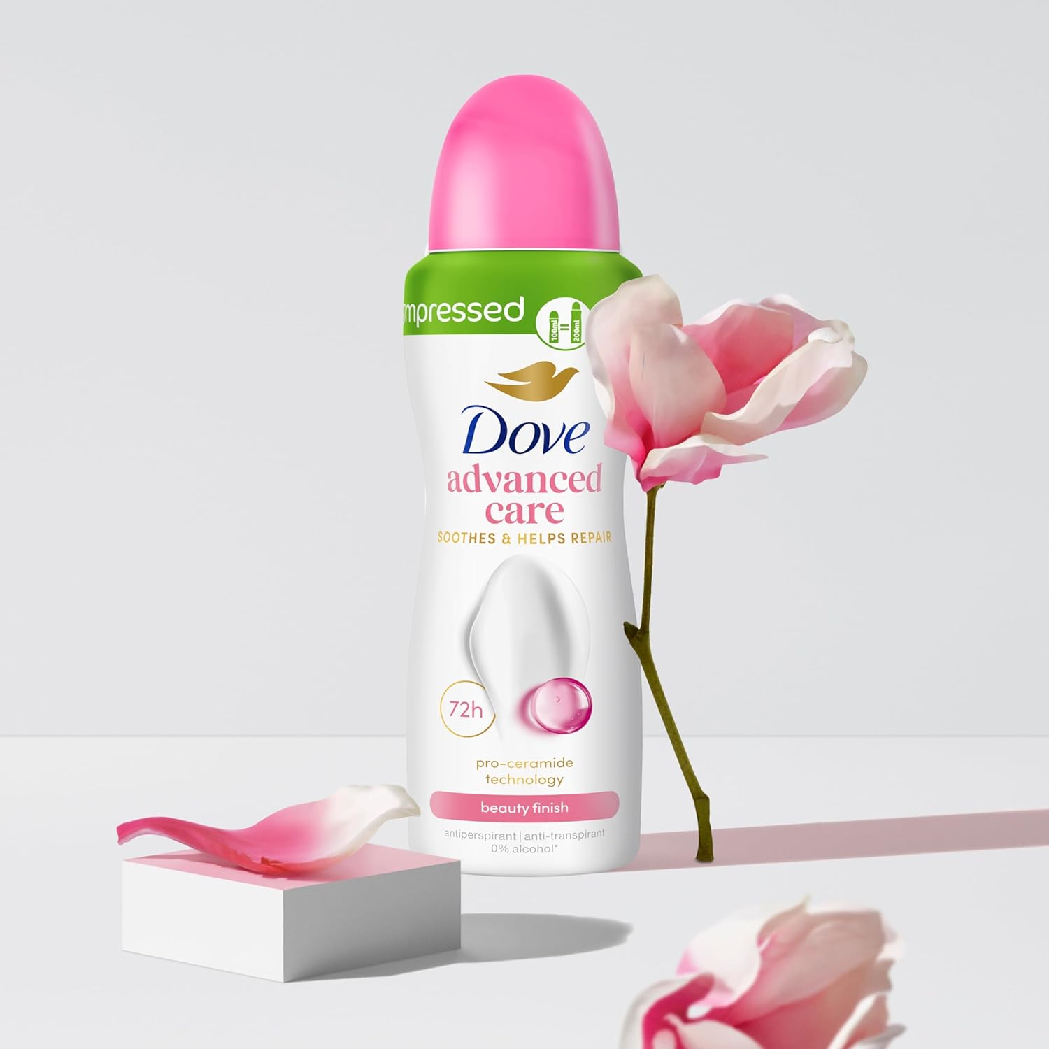 Thumbnail 3 de Dove Apaise & Aide à Réparer Déodorant Spray Anti-Transpirant Compressé Beauty Finish – Lot 2x100 ml
