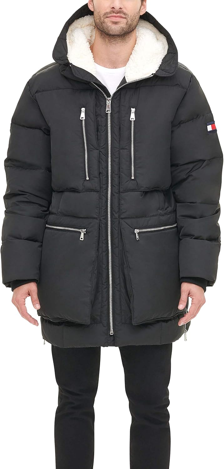 Detalle de Tommy Hilfiger Heavy Quilted Parka with Hood — Men