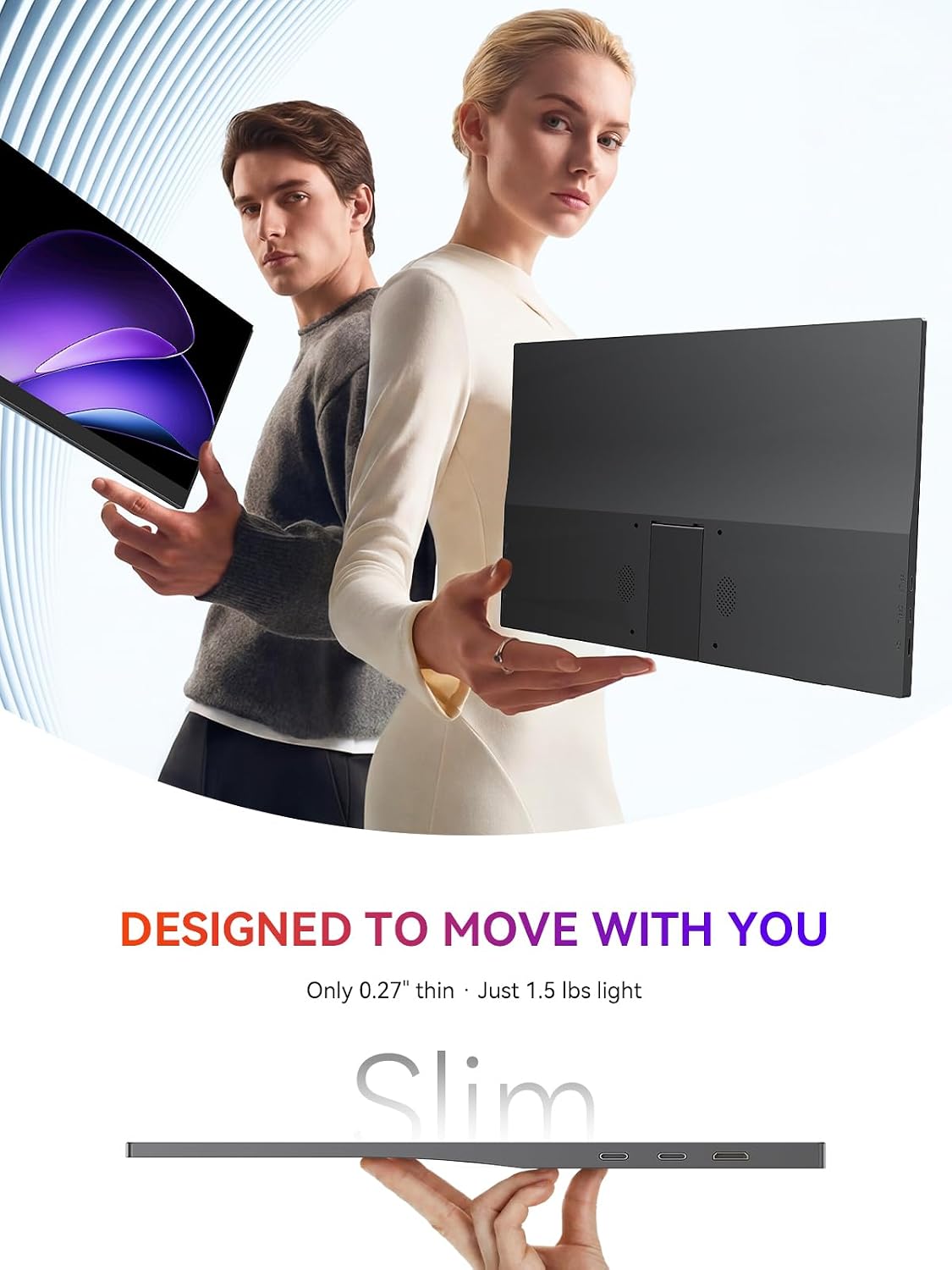 Thumbnail 5 de UPERFECT Portable Monitor 15.6-inch FHD display