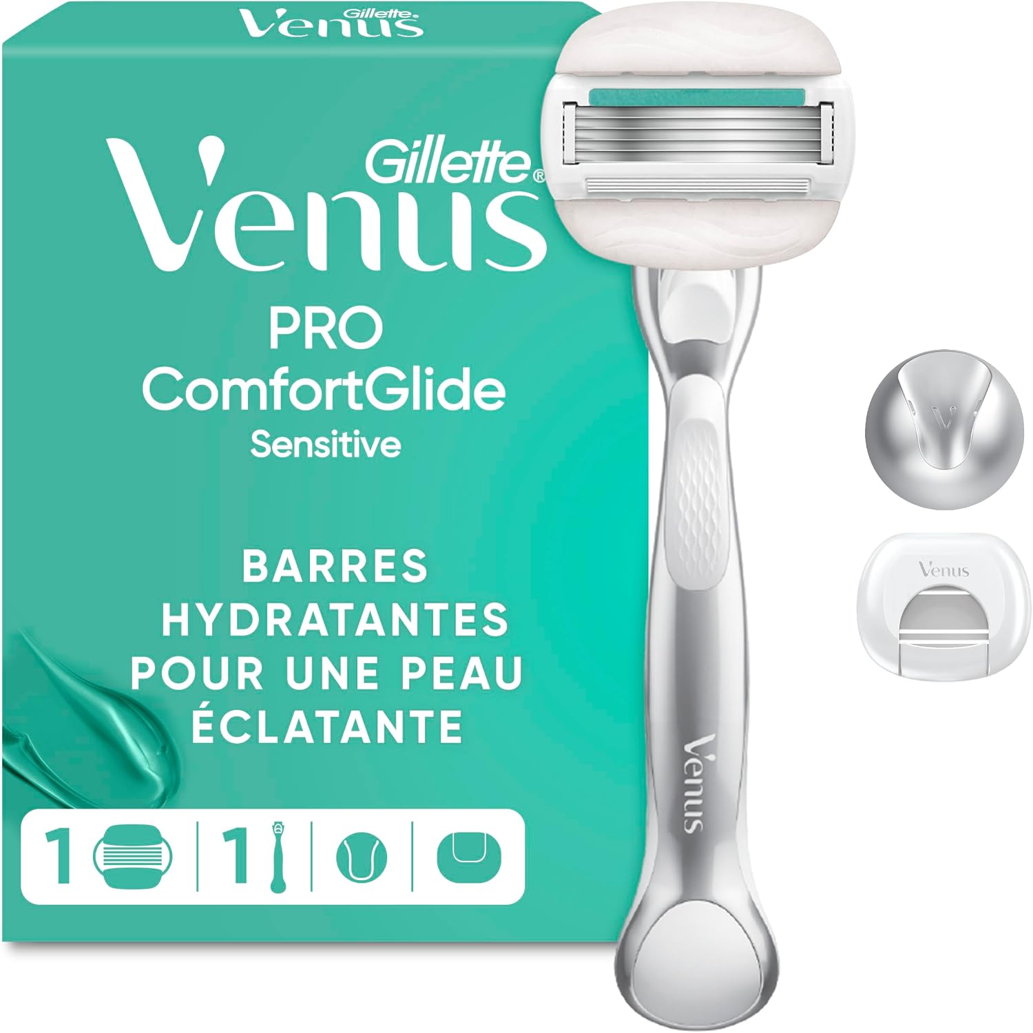 Imagen de Gillette Venus Pro ComfortGlide Sensitive Rasoir Femmes 5 Lames en OfertitasTOP