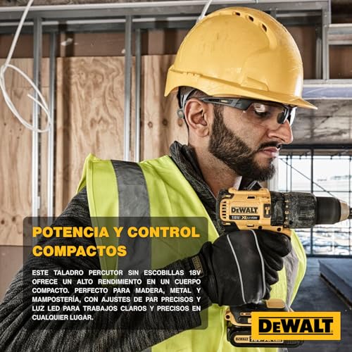 Detalle de DEWALT DCD778D2T-QW Taladro percutor 18V, 2Ah