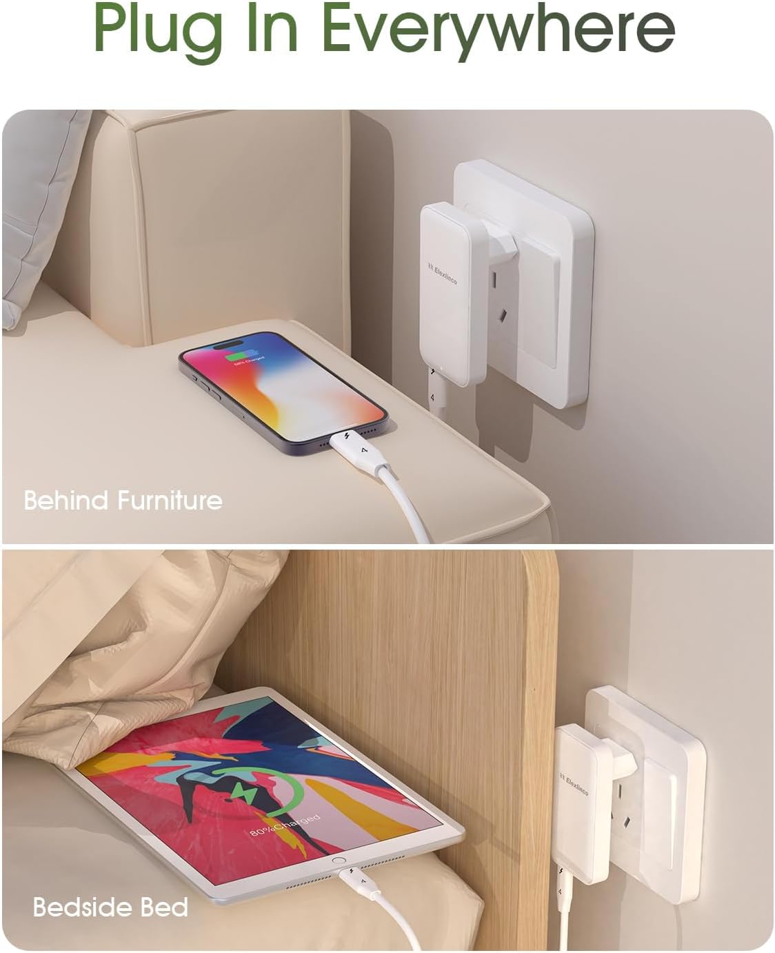 Thumbnail 3 de Elexlinco USB C Ladegerät 35W