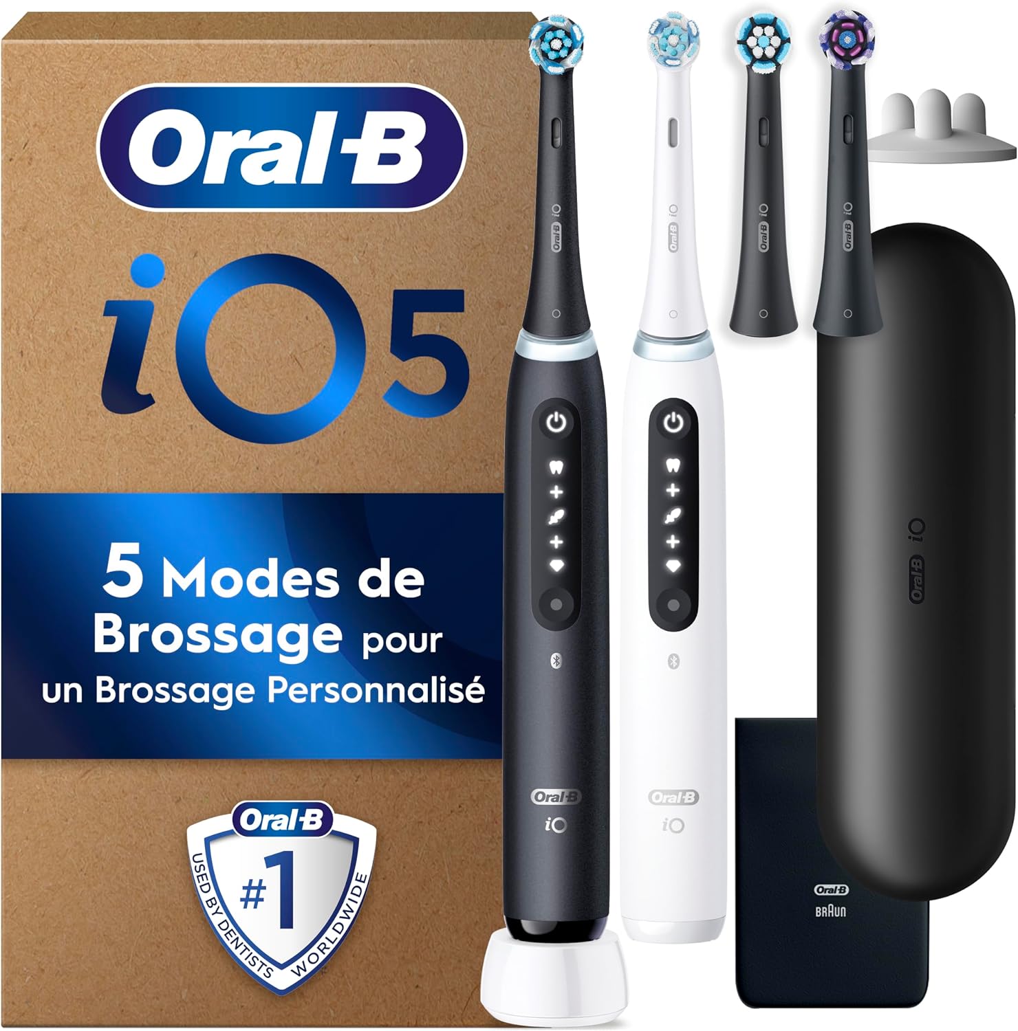 Detalle de Oral-B Duo iO 5 Noir et Blanc