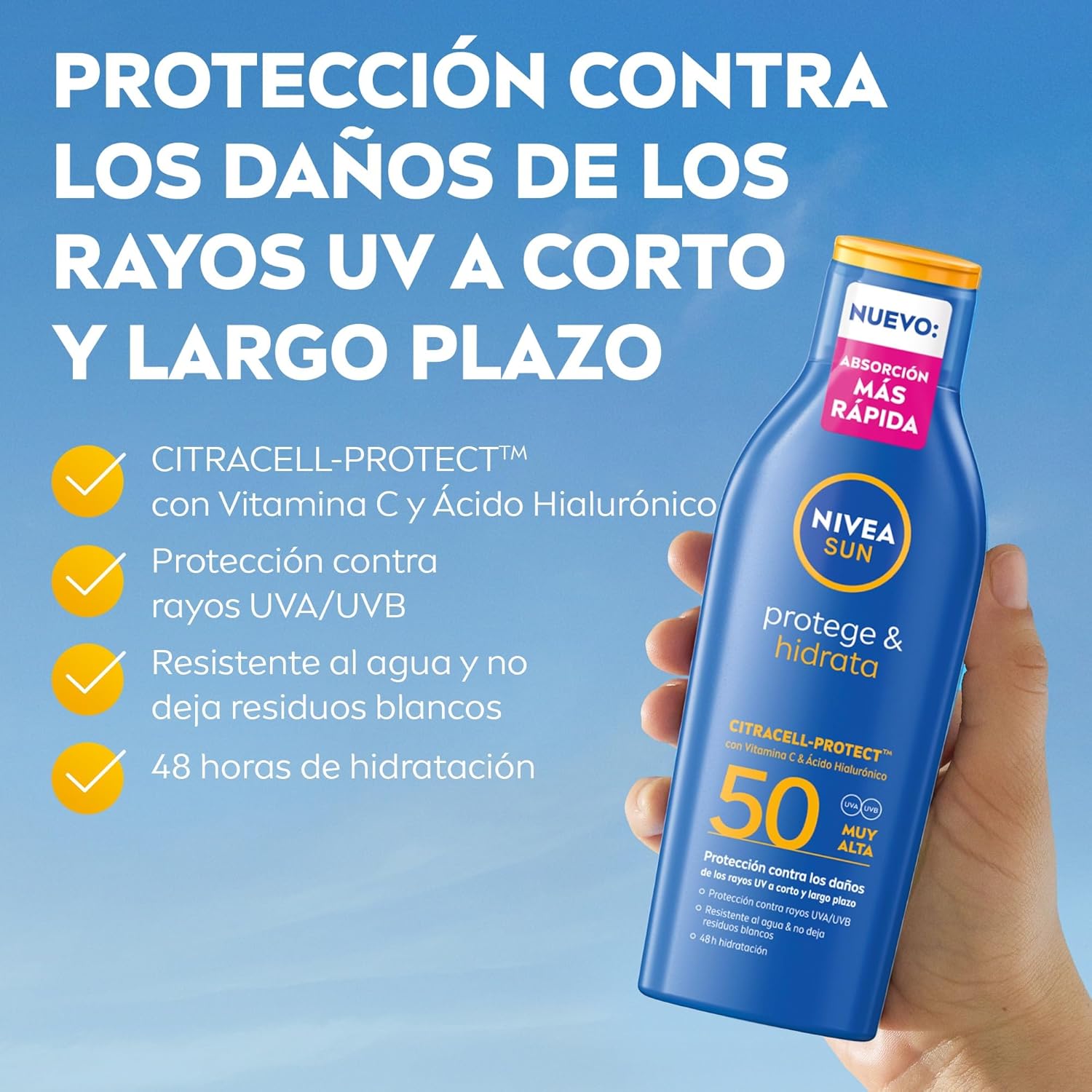 Thumbnail 2 de NIVEA SUN Protege Hidrata Leche FP50+