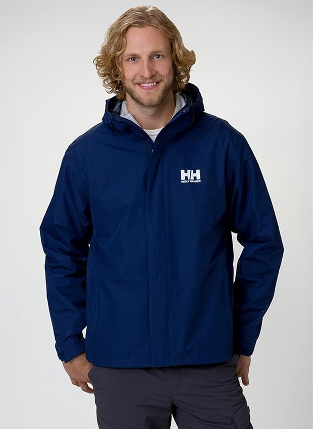 Thumbnail 2 de Helly Hansen Seven J chaqueta lluvia hombre azul marino talla M