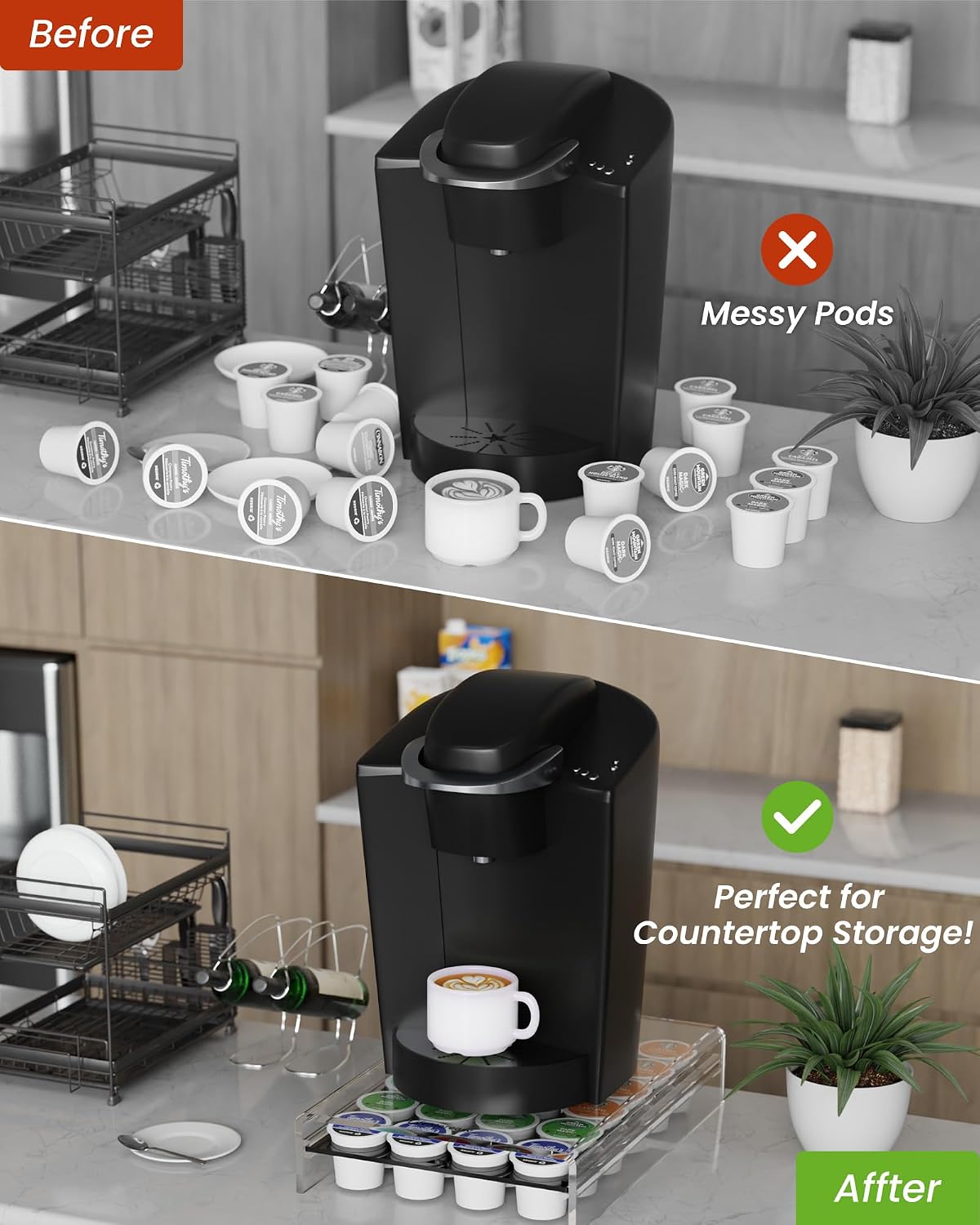 Detalle 1 de LifeMoreasy K-Cup Pod Holder, 24-Pod Capacity