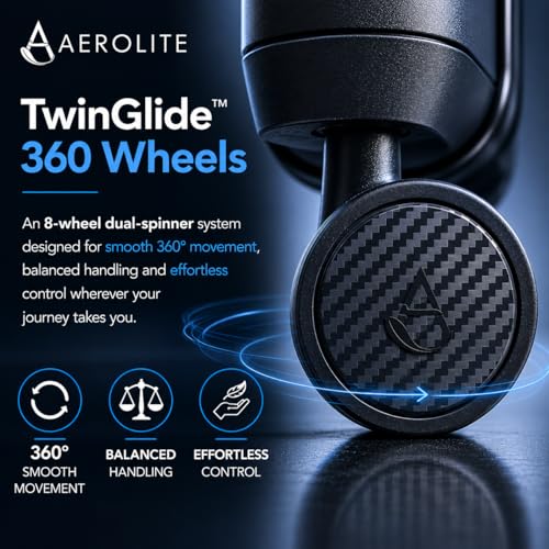 Thumbnail 4 de Aerolite Premium Large 28in 100L FlexShell Hard Shell 8 Wheel Suitcase