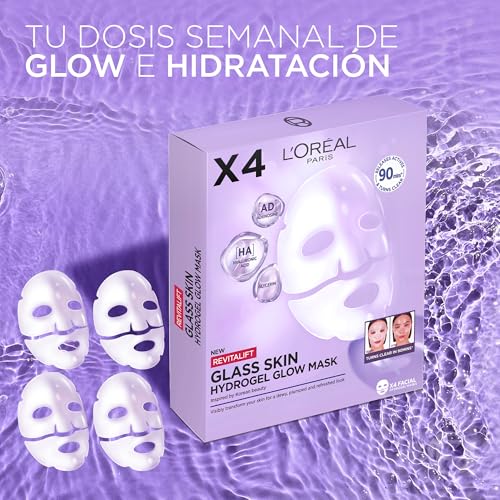 Thumbnail 9 de L'Oréal Paris Revitalift Filler Glass Skin Mascarilla Facial Hidrogel – Pack 4