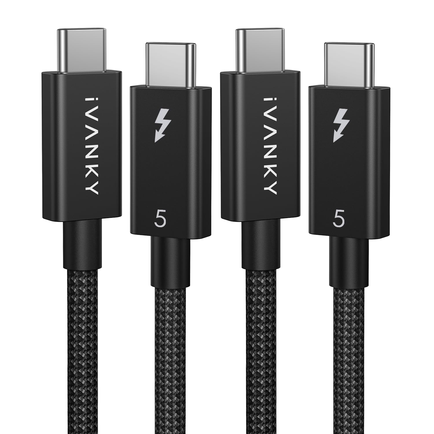 Detalle de IVANKY Thunderbolt 5 Kabel (USB‑C) – 80 Gbps Datentransfer, 240W Laden, 8K‑Display
