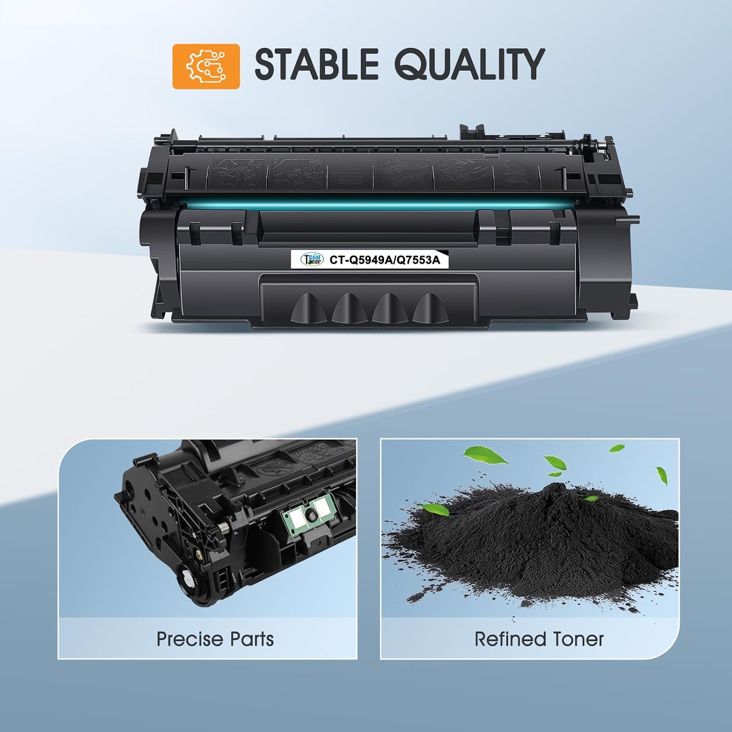 Thumbnail 3 de Cool Toner 49A 49X Toner Cartridge, Black 2-Pack for HP LaserJet 1320