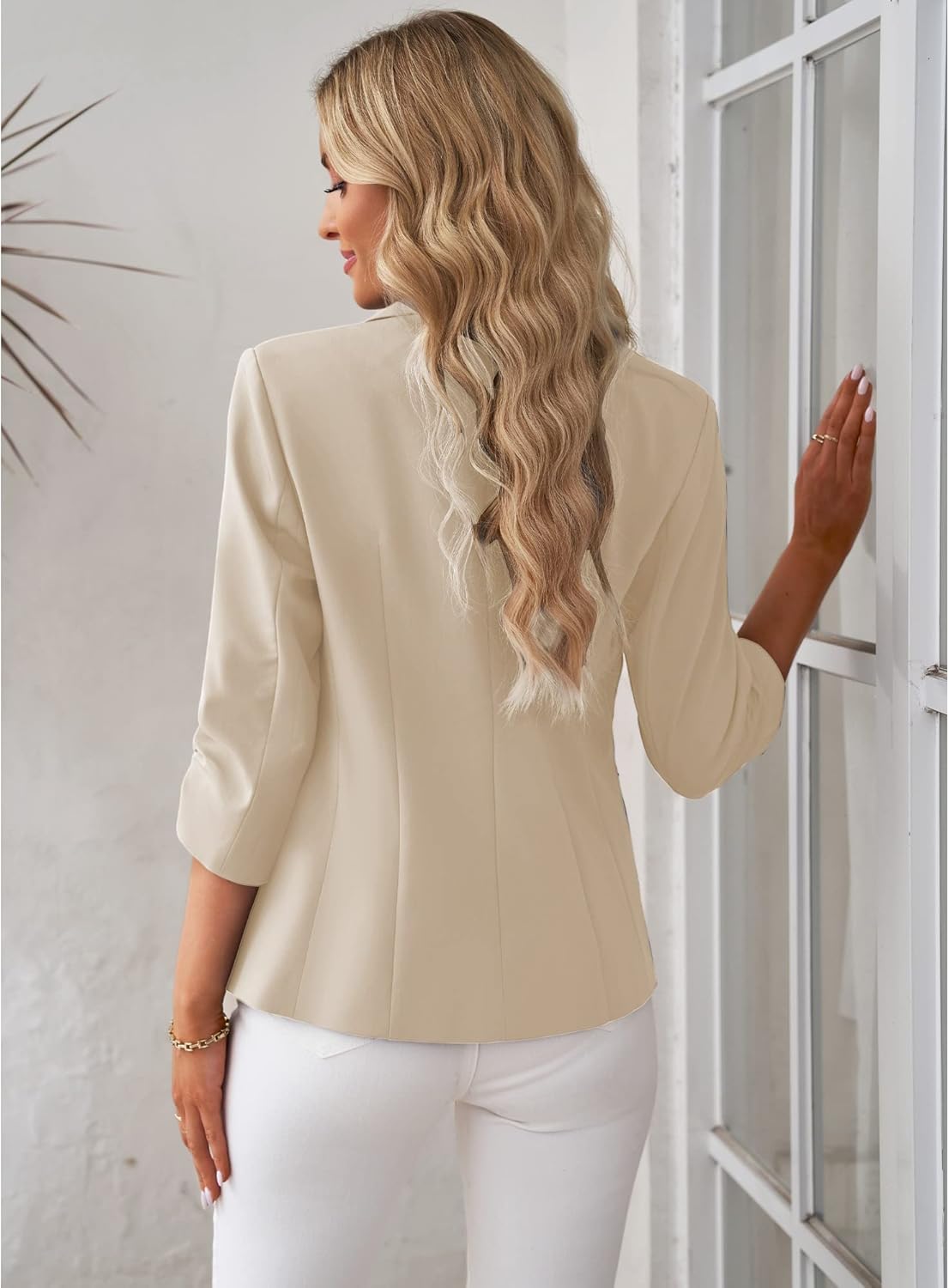 Thumbnail 5 de LookbookStore Women’s 3/4 Sleeve Blazer – Dressy Suit Jacket for Work and Everyday