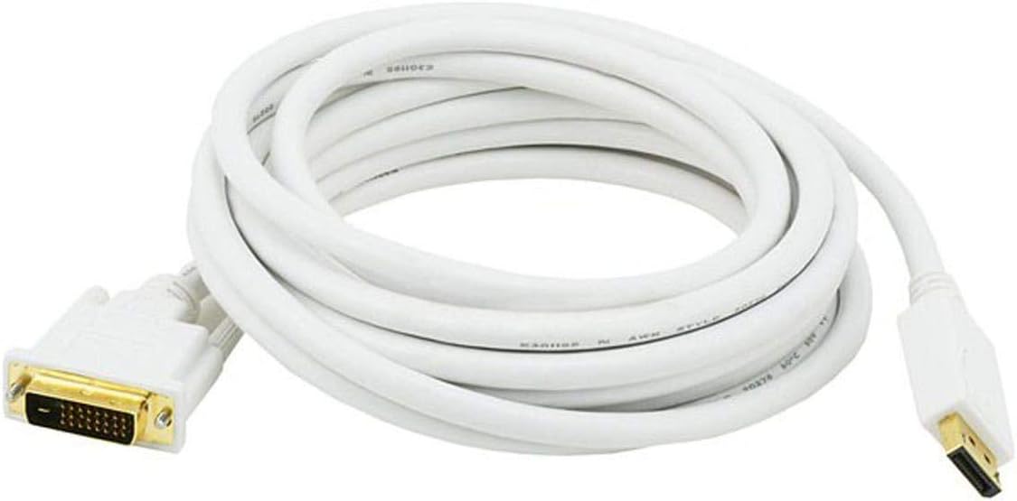 Detalle de Monoprice 15ft DisplayPort to DVI cable