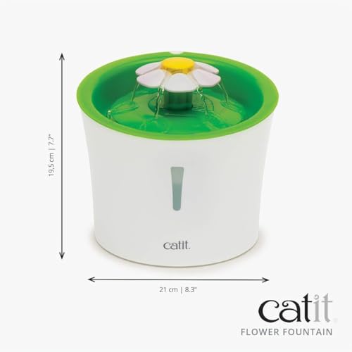 Thumbnail 9 de Catit Fontaine à fleurs originale avec fenêtre de niveau d'eau, 3 litres