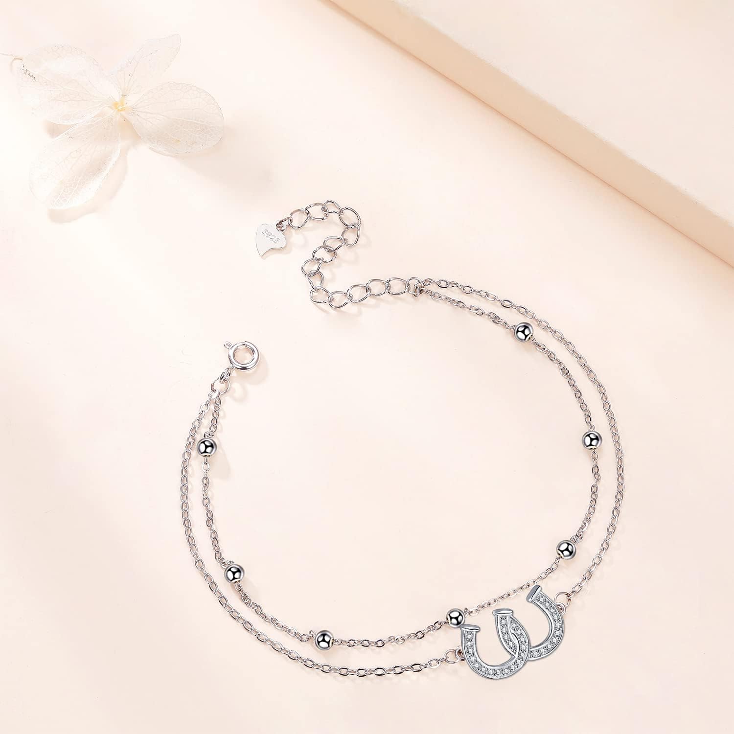 Thumbnail 1 de J.MUEN Damen Armband Silber 925 – Vielseitiges Schmuckstück für Mama, Ehefrau oder Freundin