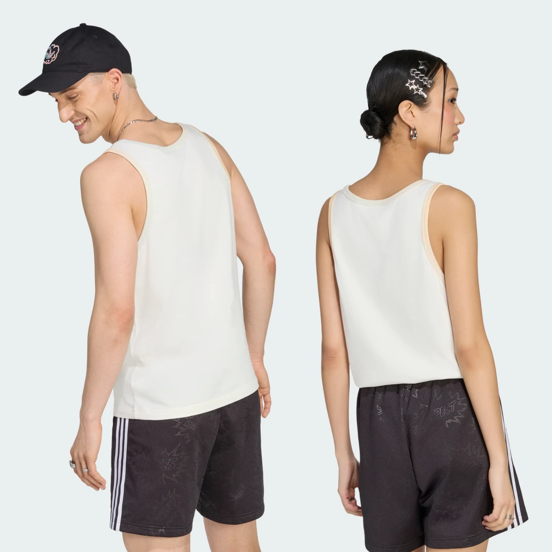 Thumbnail 1 de Camiseta sin mangas Love Unites GFX de Adidas – Blanco