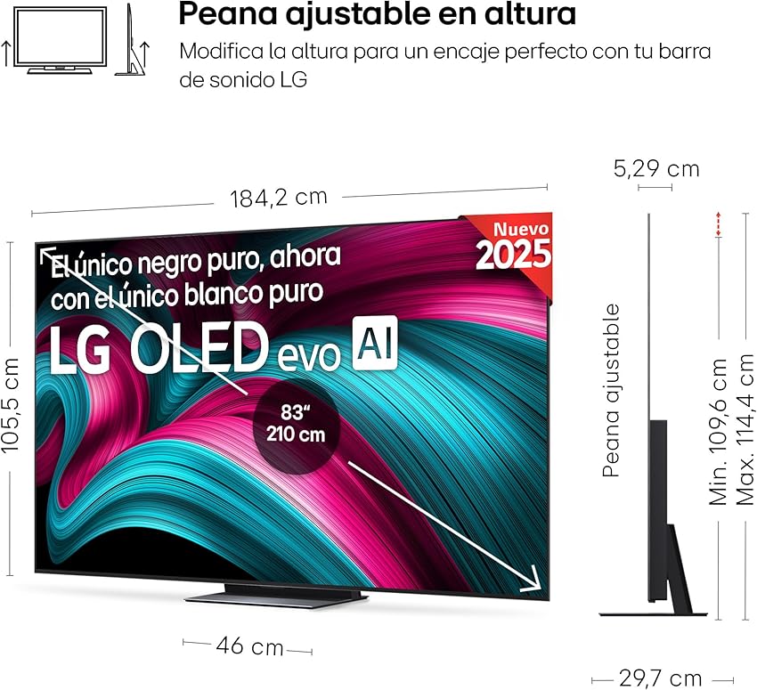 Thumbnail 1 de LG OLED83C54LA TV 83" OLED EVO 4K, 83"
