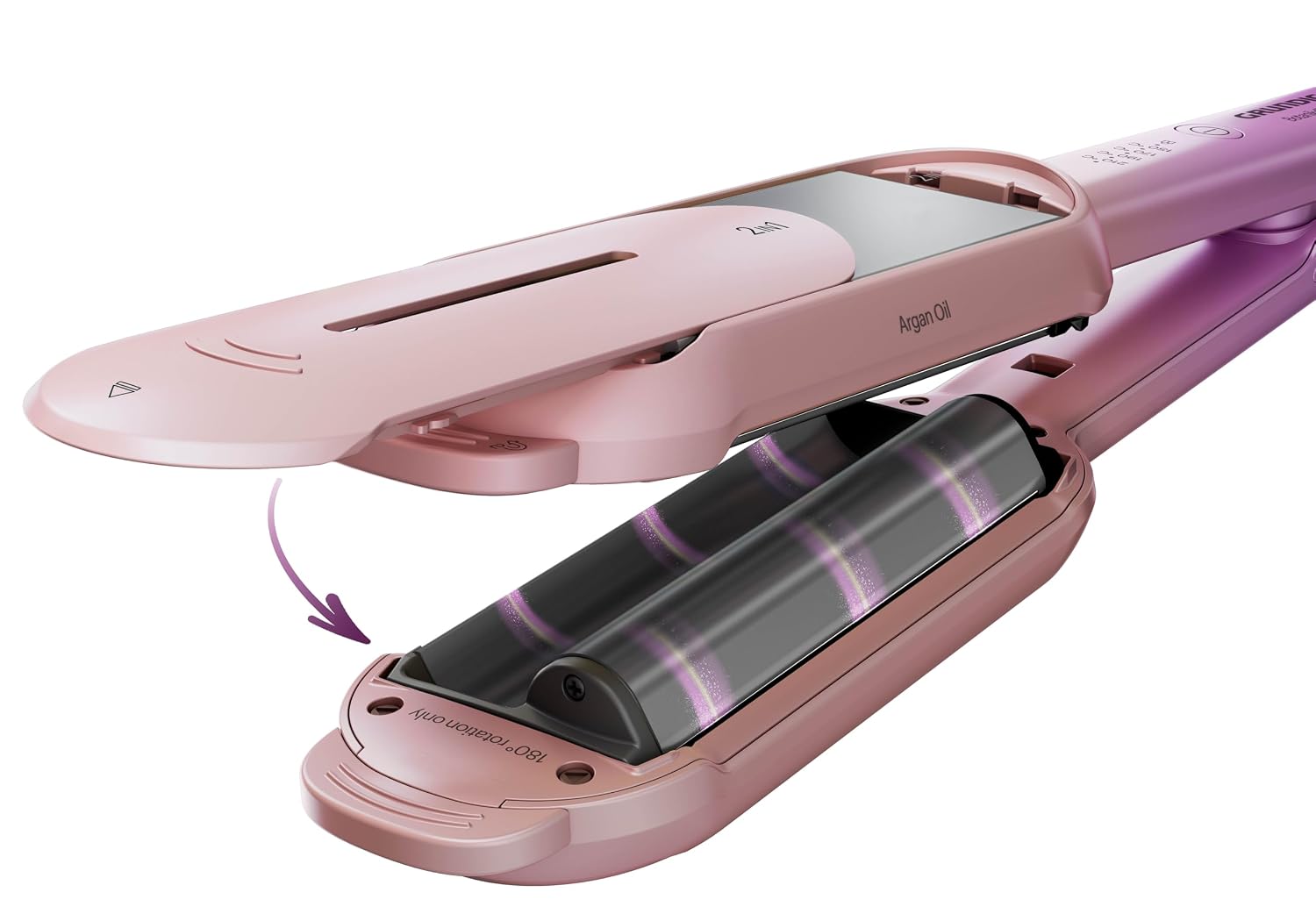 Detalle 2 de GRUNDIG HS 8331 BotanikaTwist 2in1 Hair Styler 🎀