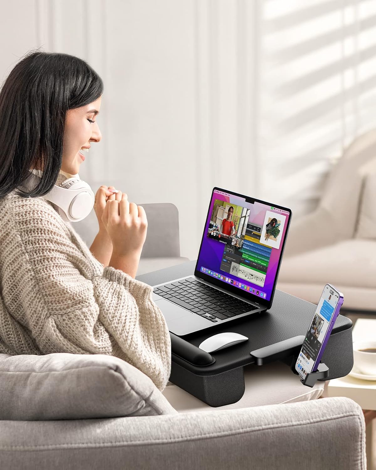 Thumbnail 5 de SAIJI Lap Desk Laptop Tray